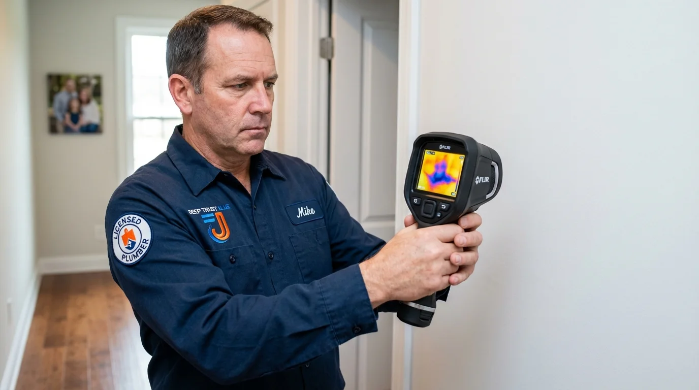 Thermal imaging leak detection by Johns Plumbing LLC in Westlake